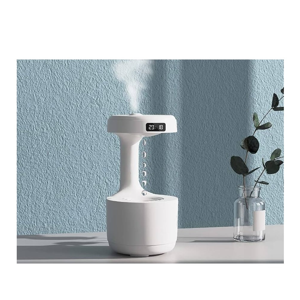 Humidificador Antigravedad Con Reloj