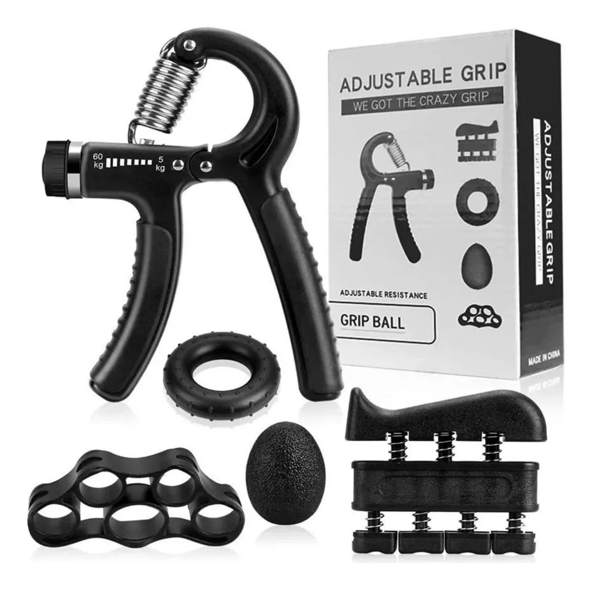 Kit Hand Grip Ejercitador De Mano